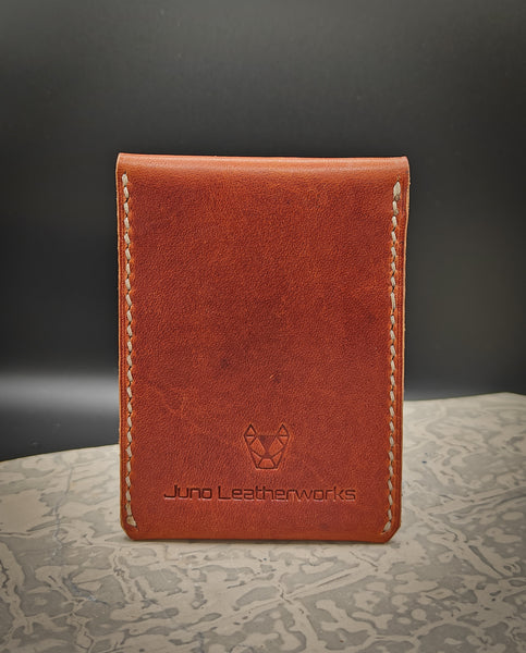 Leather Flap Wallet with free monogram and customization *made to order